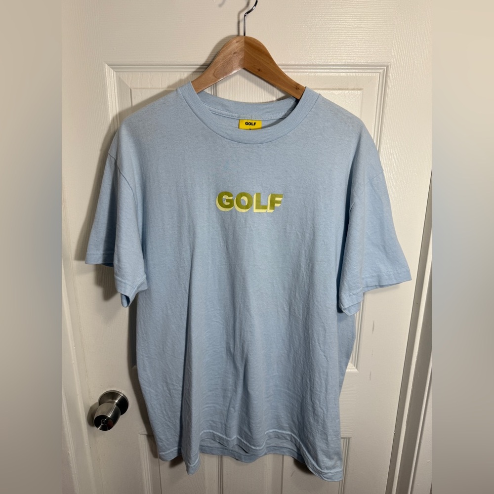 Men's Golf Wang Light Blue Tee Size Large